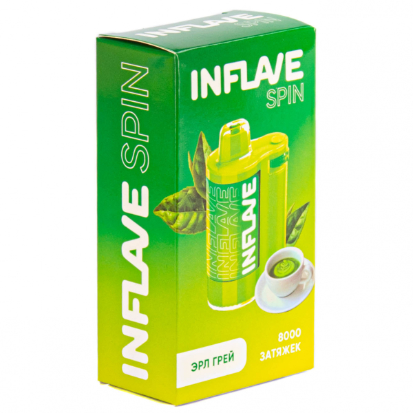 INFLAVE SPIN Эрл Грей (8000 затяжек) в Екатеринбурге