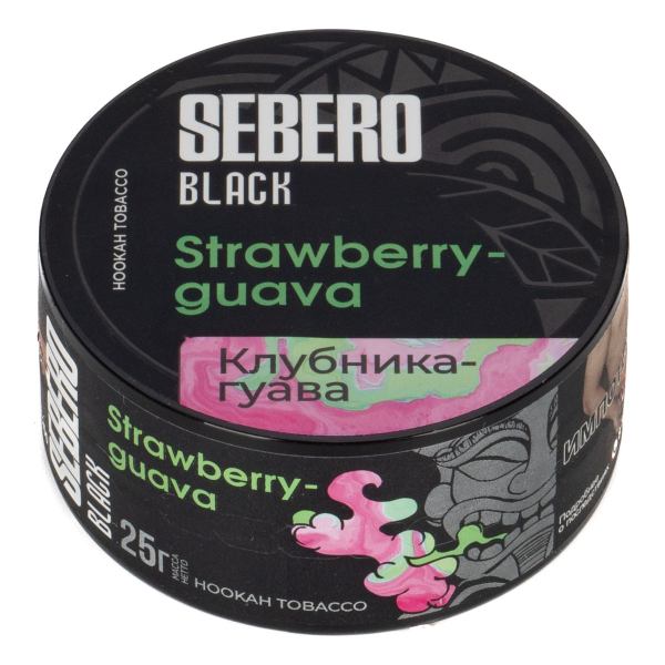 Табак Sebero Black Strawberry Guava  25 грамм в Екатеринбурге