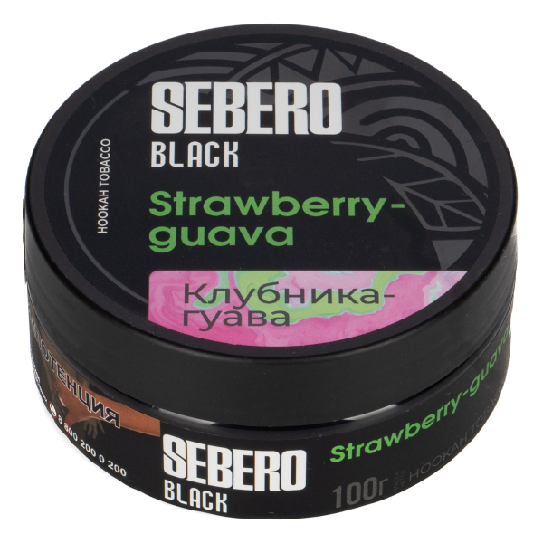 Табак Sebero Black Strawberry Guava  100 грамм в Екатеринбурге