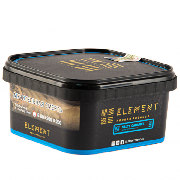 Табак Element ВОДА Salty Caramel  200 грамм в Екатеринбурге