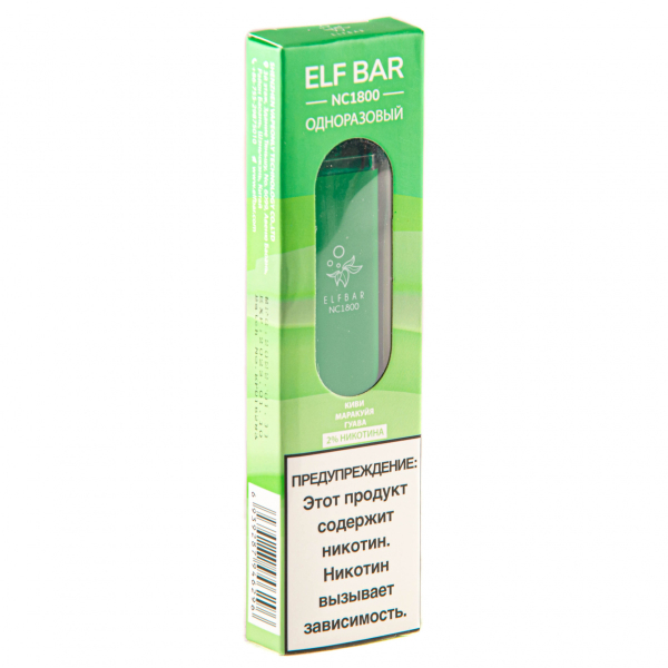 ELF BAR NC Kiwi Passionfruit Guava (1800 затяжек) 20 мг в Екатеринбурге