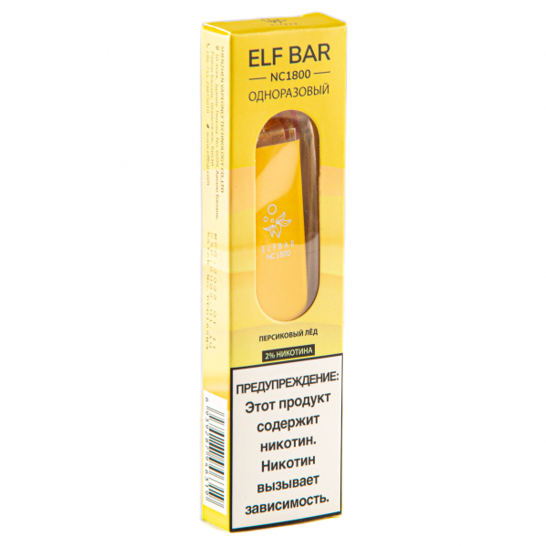ELF BAR NC Peach Ice (1800 затяжек) 20 мг в Екатеринбурге
