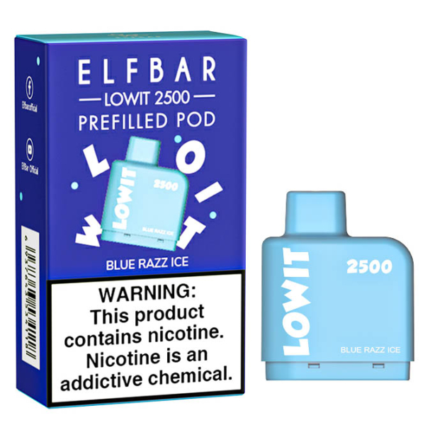 Картридж Elf Bar Lowit 2500 20 мг, 6 мл (Blue Razz Ice) в Екатеринбурге