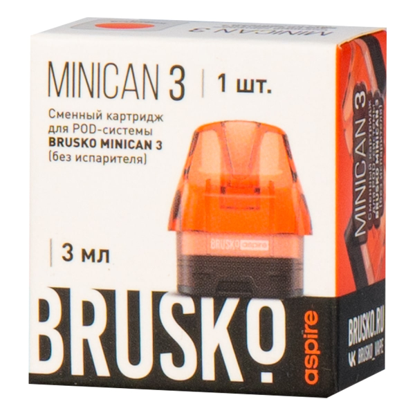 Картридж Brusko Minican 3 красный в Екатеринбурге