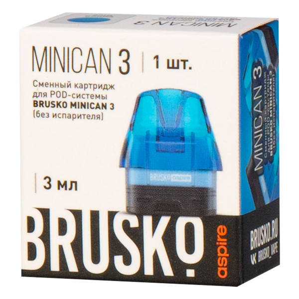 Картридж Brusko Minican 3 синий в Екатеринбурге