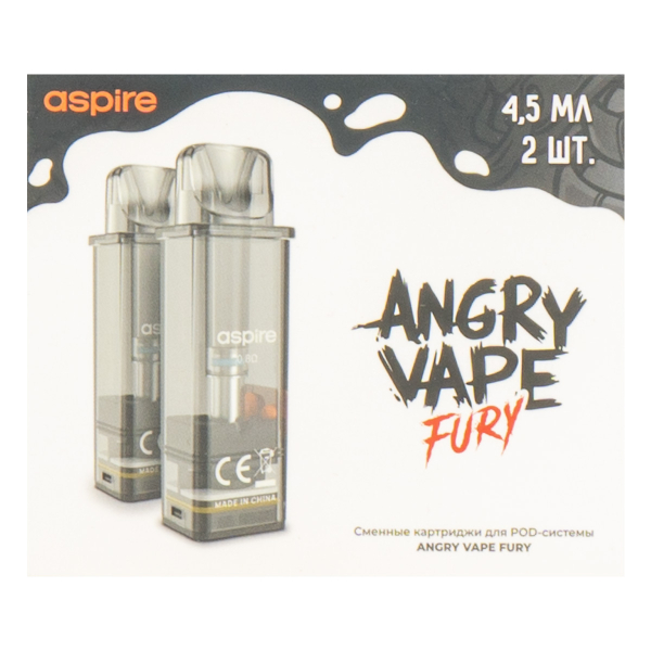 Картридж Brusko Angry Vapefury 4.5 мл (2шт) в Екатеринбурге