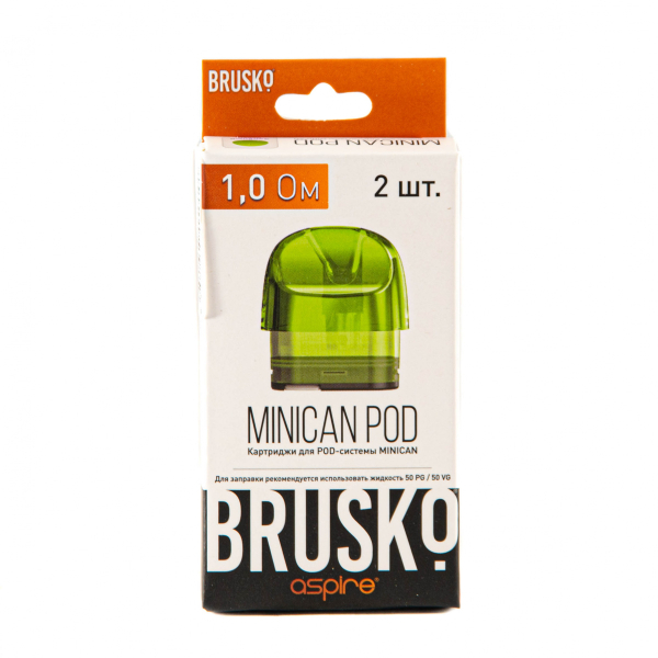 Картридж Brusko Minican зелёный (2шт.) 1,0 в Екатеринбурге