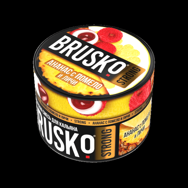 Смесь Brusko Strong ананас с помело и личи  50 гр в Екатеринбурге