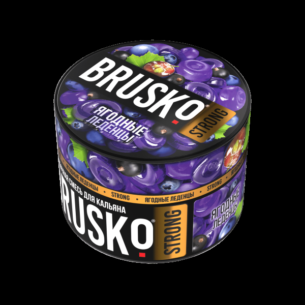 Смесь Brusko Strong ягодные леденцы  50 гр в Екатеринбурге
