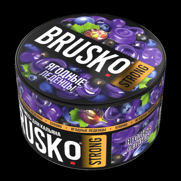Смесь Brusko Strong ягодные леденцы  250 гр в Екатеринбурге