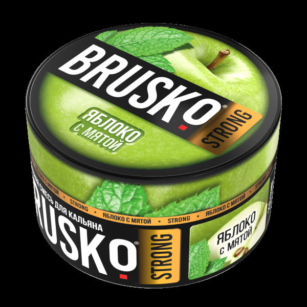 Смесь Brusko Strong яблоко с мятой  250 гр в Екатеринбурге