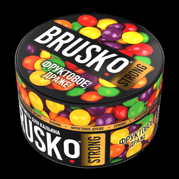 Смесь Brusko Strong фруктовое драже  250 гр в Екатеринбурге