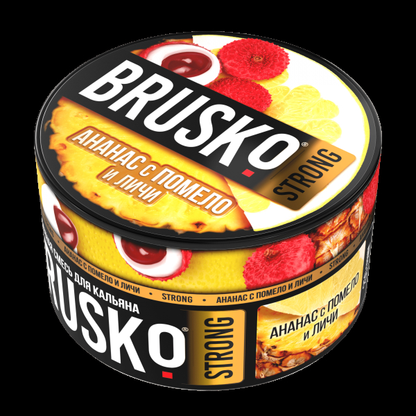 Смесь Brusko Strong ананас с помело и личи  250 гр в Екатеринбурге