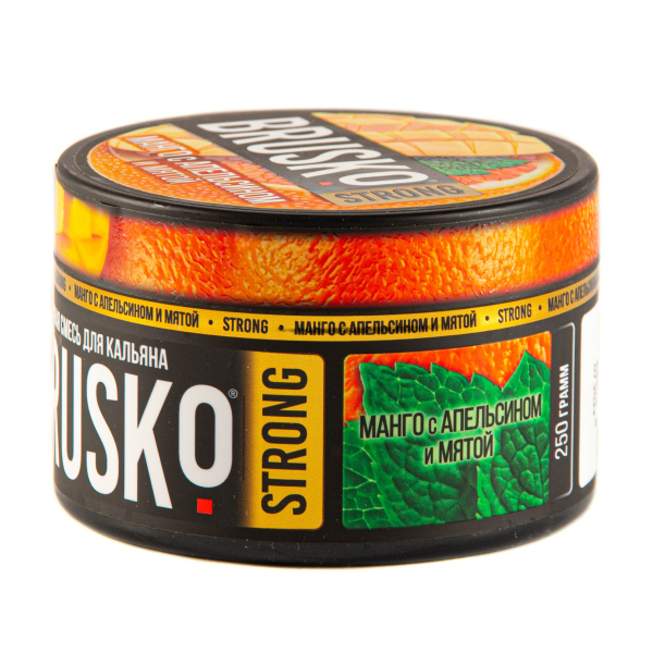 Смесь Brusko Strong манго с апельсином и мятой  250 гр в Екатеринбурге