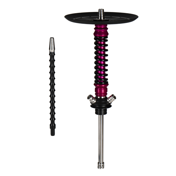 Кальян Mamay Customs Coilovers Mini розовый лак черный   в Екатеринбурге