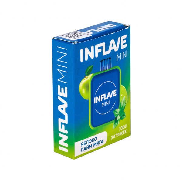 Inflave Mini Яблоко Лайм Мята (1000 Затяжек) в Екатеринбурге