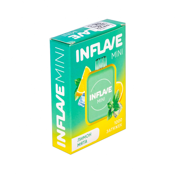 Inflave Mini Лимон Мята (1000 Затяжек) в Екатеринбурге