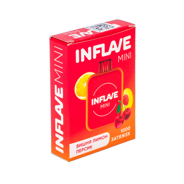 Inflave Mini Вишня Персик Лимон (1000 Затяжек) в Екатеринбурге