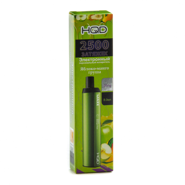 Hqd Maxx Яблоко Персик (2500 Затяжек) в Екатеринбурге