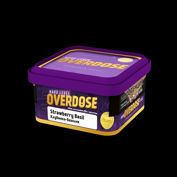 Табак Overdose Strawberry Basil  200 грамм в Екатеринбурге
