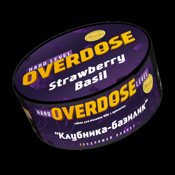 Табак Overdose Strawberry Basil  100 грамм в Екатеринбурге