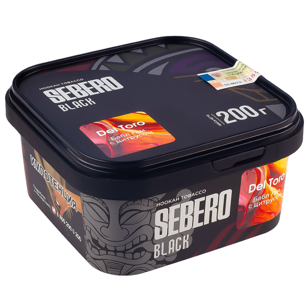 Табак Sebero Black Del Toro  200 грамм в Екатеринбурге
