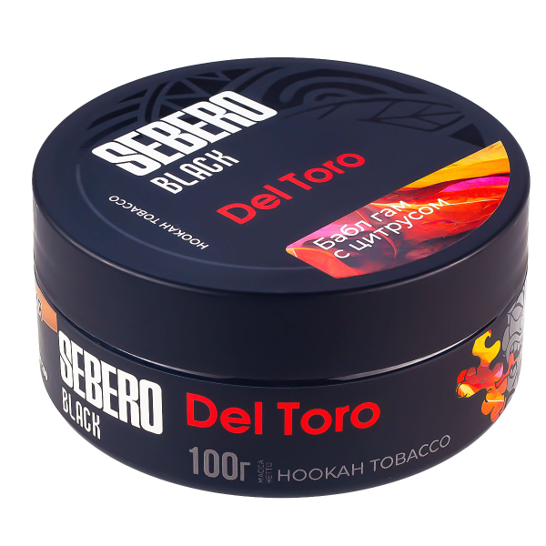 Табак Sebero Black Del Toro  100 грамм в Екатеринбурге
