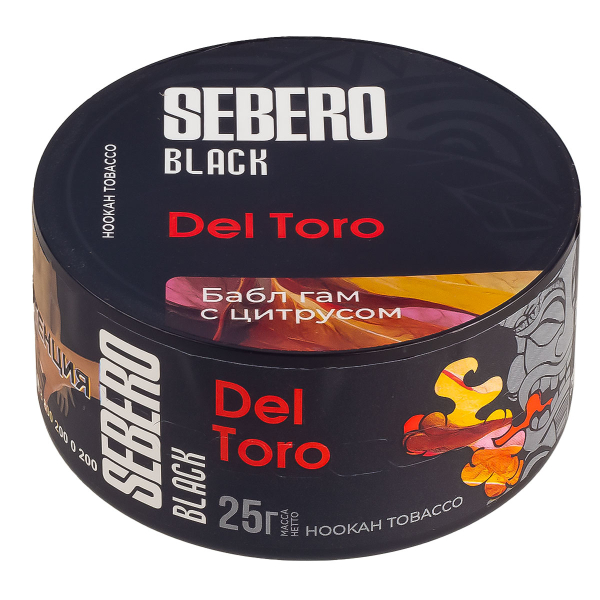 Табак Sebero Black Del Toro  25 грамм в Екатеринбурге