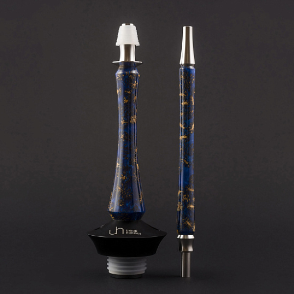 Кальян Union Hookah Sleek Акрил С Шишками Синий  в Екатеринбурге