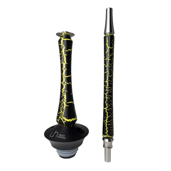 Кальян Union Hookah Sleek Кракле Желтый  в Екатеринбурге