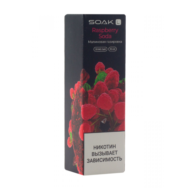 Жидкость Soak Raspberry Soda 10 Мл 2 Мг в Екатеринбурге