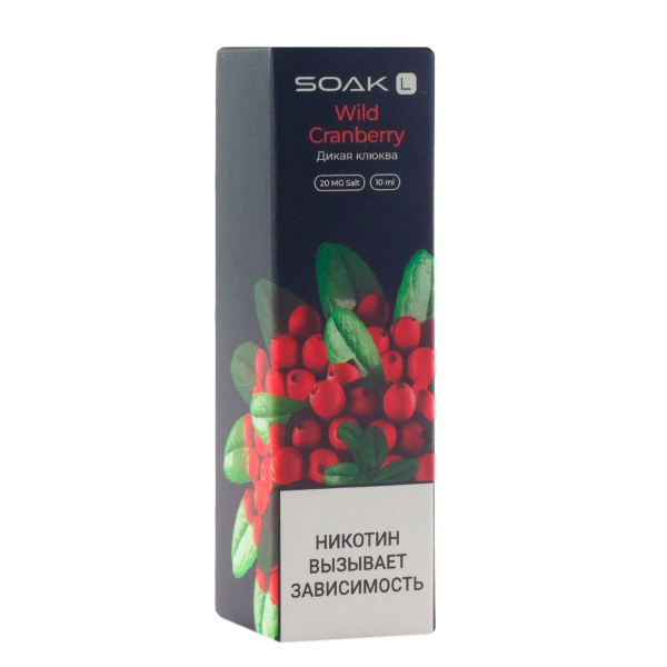 Жидкость Soak Wild Cranberry 10 Мл 2 Мг в Екатеринбурге