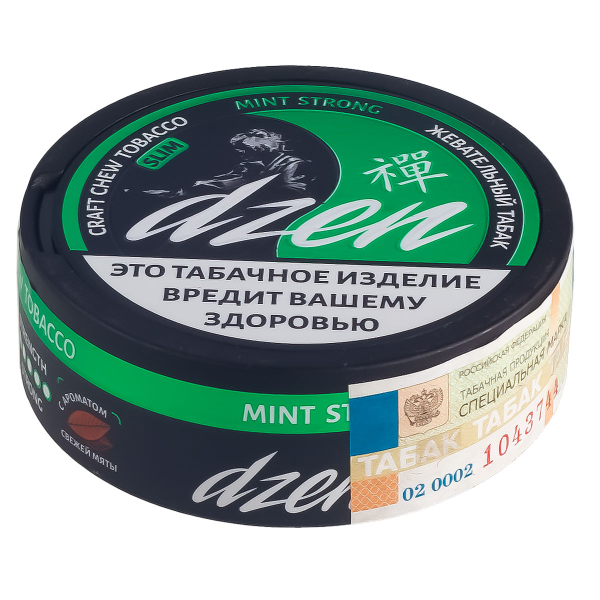 Жевательный табак Dzen Strong Slim Mint 9 грамм в Екатеринбурге