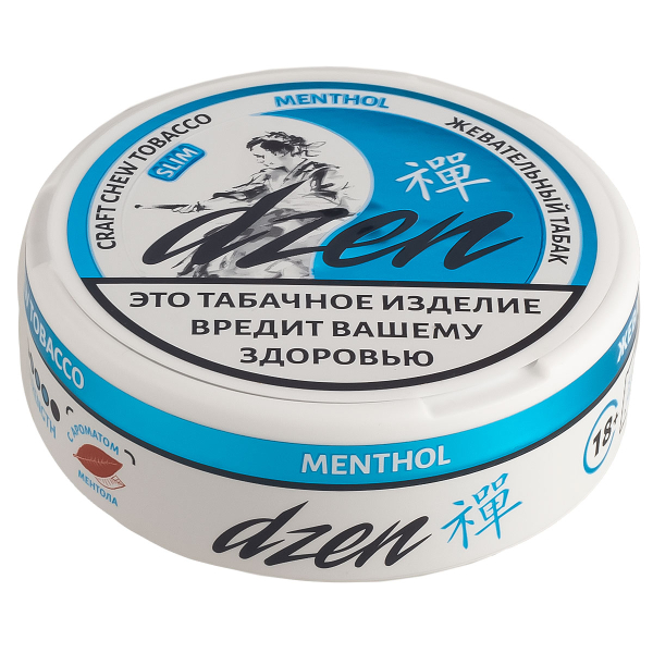 Жевательный табак Dzen Slim Menthol 9 грамм в Екатеринбурге