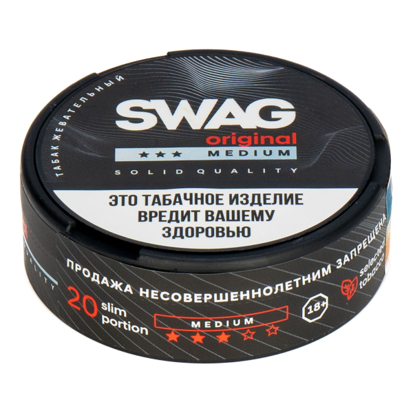Жевательный табак Swag Medium Original 10 грамм в Екатеринбурге