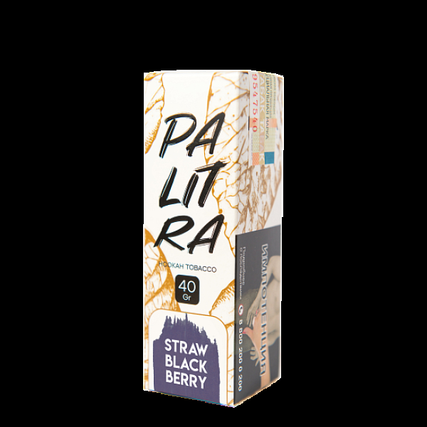 Табак Palitra Straw Black Berry (Земляника Ежевика)  40 грамм в Екатеринбурге