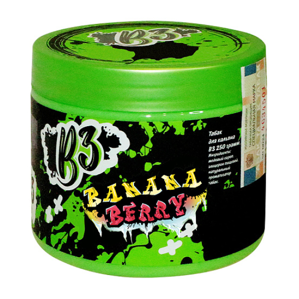 Табак B3 Bananaberry  250 грамм в Екатеринбурге