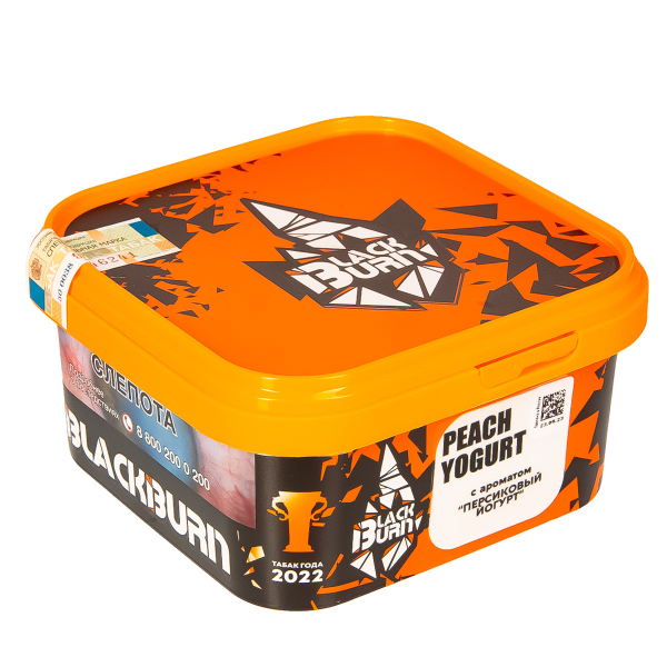 Табак Burn Black Peach Yogurt  200 грамм в Екатеринбурге