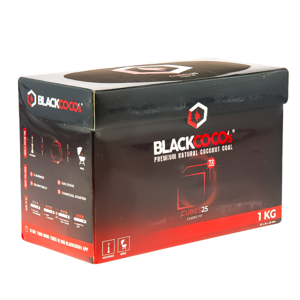 Уголь Blackcoco’s Кокосовый 72 Шт (25 Мм) в Екатеринбурге
