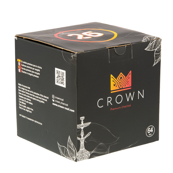 Уголь Crown Кокосовый 64 Шт (26 Мм) в Екатеринбурге