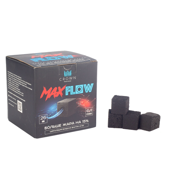 Уголь Crown Maxflow Кокосовый 64 Шт (26 Мм) в Екатеринбурге