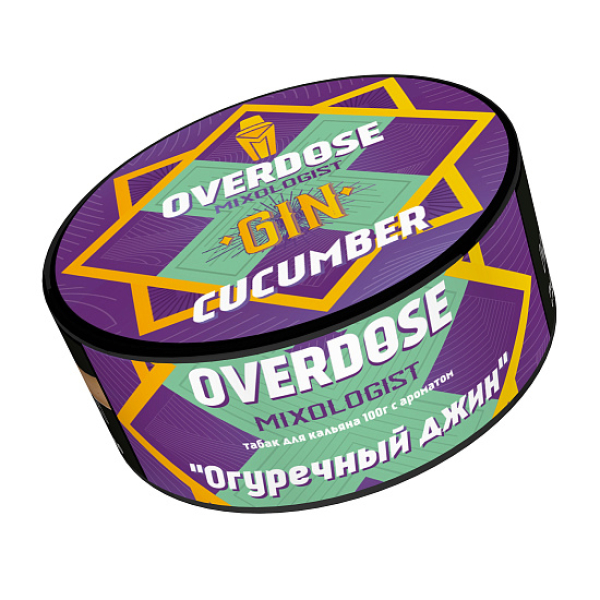 Табак Overdose Gin Cucumber  100 грамм в Екатеринбурге
