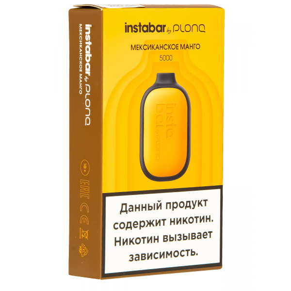 Plonq Instabar Мексиканское Манго (5000 Затяжек) 20 Мг в Екатеринбурге