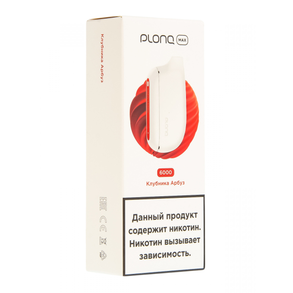 Plonq Max Клубника Арбуз (6000 Затяжек) 20 Мг в Екатеринбурге
