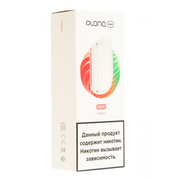 Plonq Max Арбуз (6000 Затяжек) 20 Мг в Екатеринбурге
