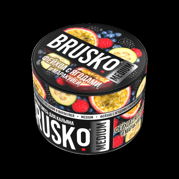 Смесь Brusko Medium Фейхоа С Ягодами И Маракуйей  50 гр в Екатеринбурге