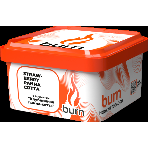Табак Burn Strawberry Panna-Cotta  200 грамм в Екатеринбурге