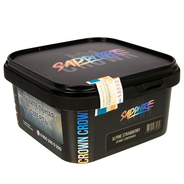 Табак Sapphire Crown Alpine Strawberry  200 грамм в Екатеринбурге