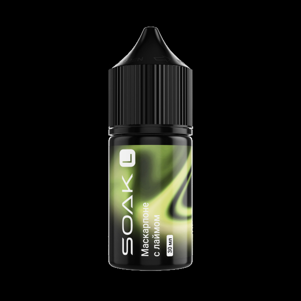 Жидкость Soak L30 Mascarpone Lime 30 Мл 2 Мг в Екатеринбурге