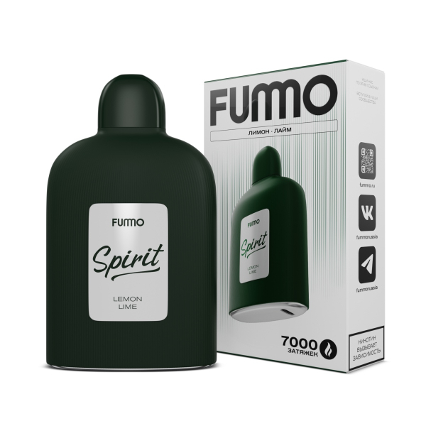 Электронка Fummo Spirit Лимон Лайм  в Екатеринбурге